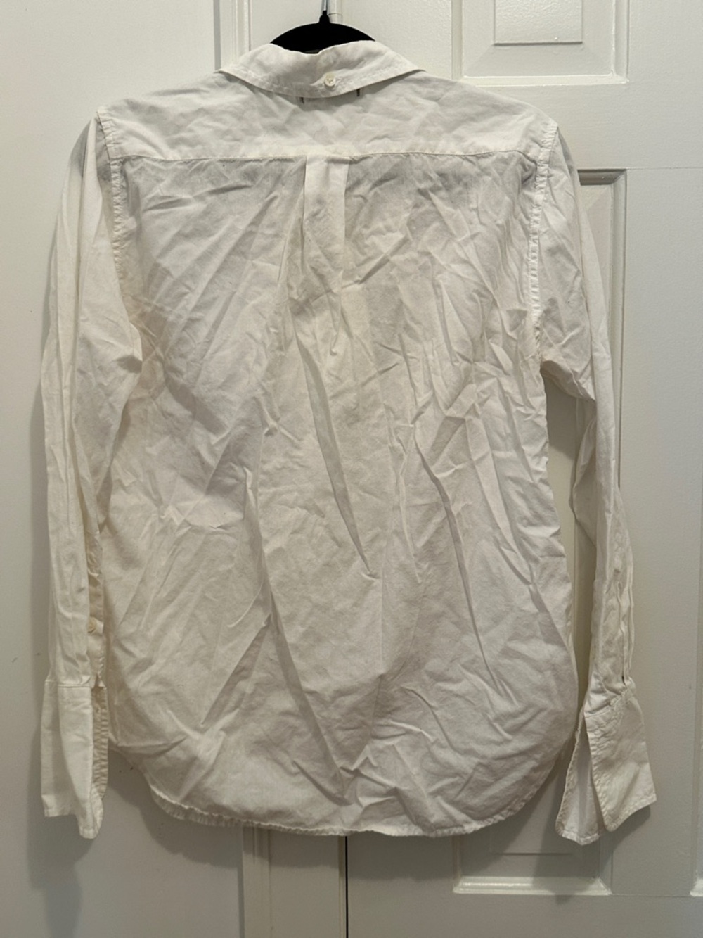 Alex Mill Jo Classic White Button-Up Shirt in Cotton Poplin - Picture 7 of 7
